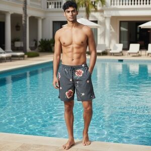 NWT Salty Crew 18" Dinghy Short Leg Board Shorts Quick-Dry Stretch Elastic Waist